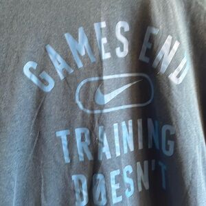 Nike men’s T-shirt, blue green size XL